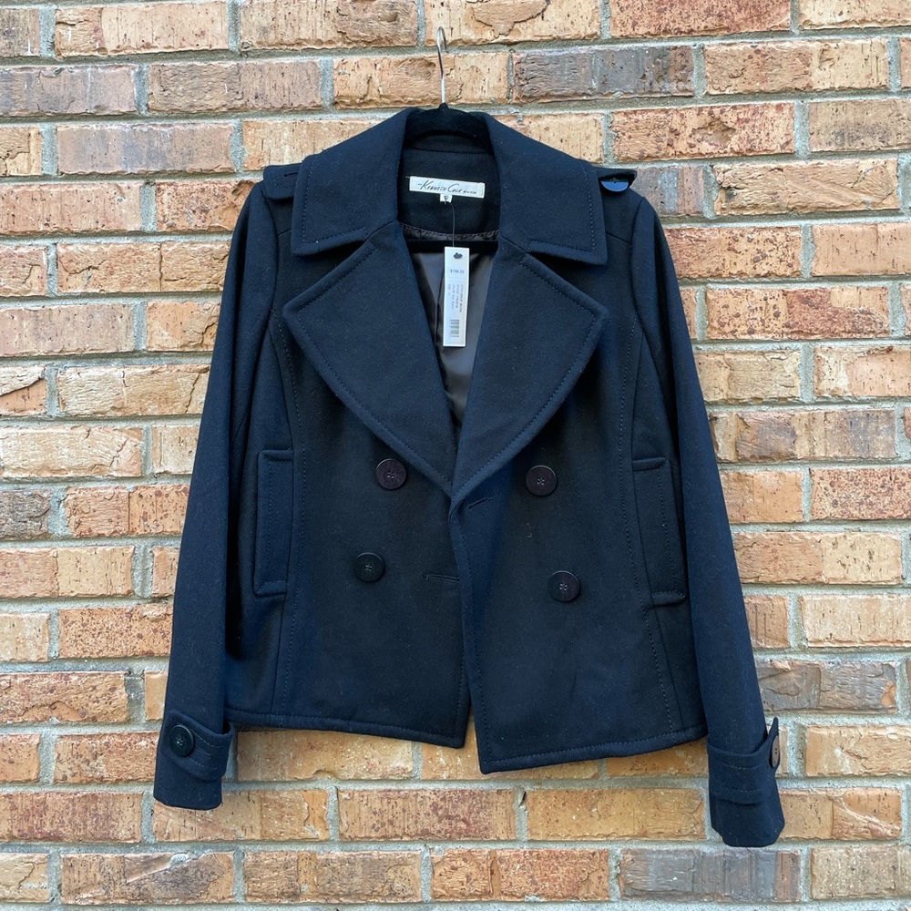 NWT Kenneth Cole Wool Peacoat